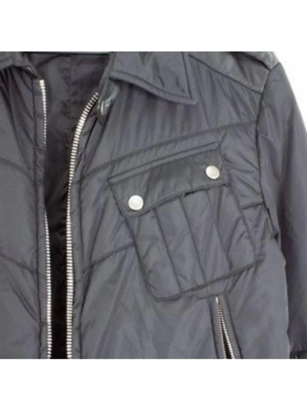 Vintage Gucci Black Bomber Slim Fit Jacket